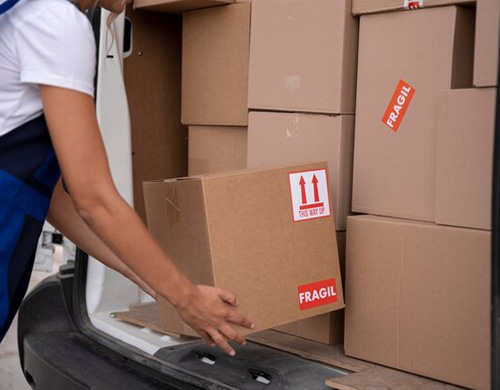 Logistic Union Inc local and long-distance moving services with organized van loading and protected boxes