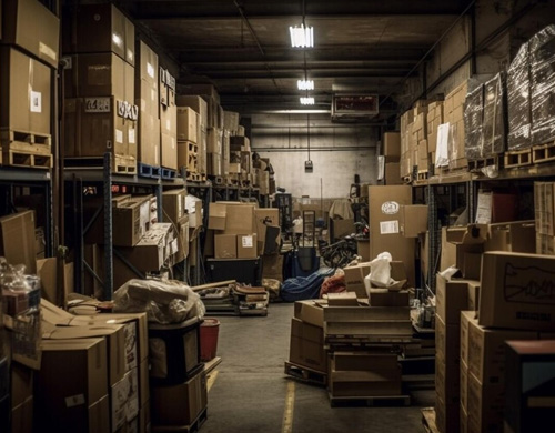 Large storage facility by Logistic Union Inc supporting packing, household moving, and secure item protection
